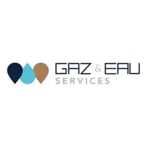 Logo de l'entreprise GAZ & EAU, entreprise de plomberie de la région lilloise.